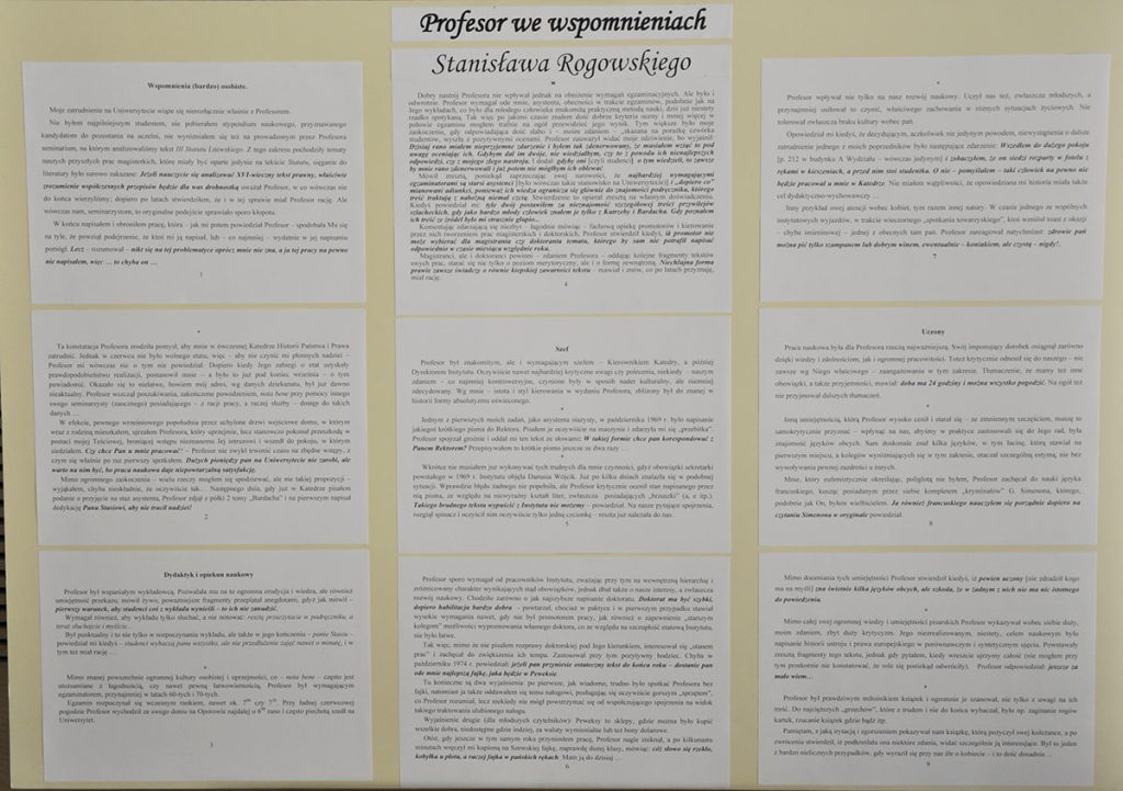 Tablice z wystawy profesora Orzechowskiego