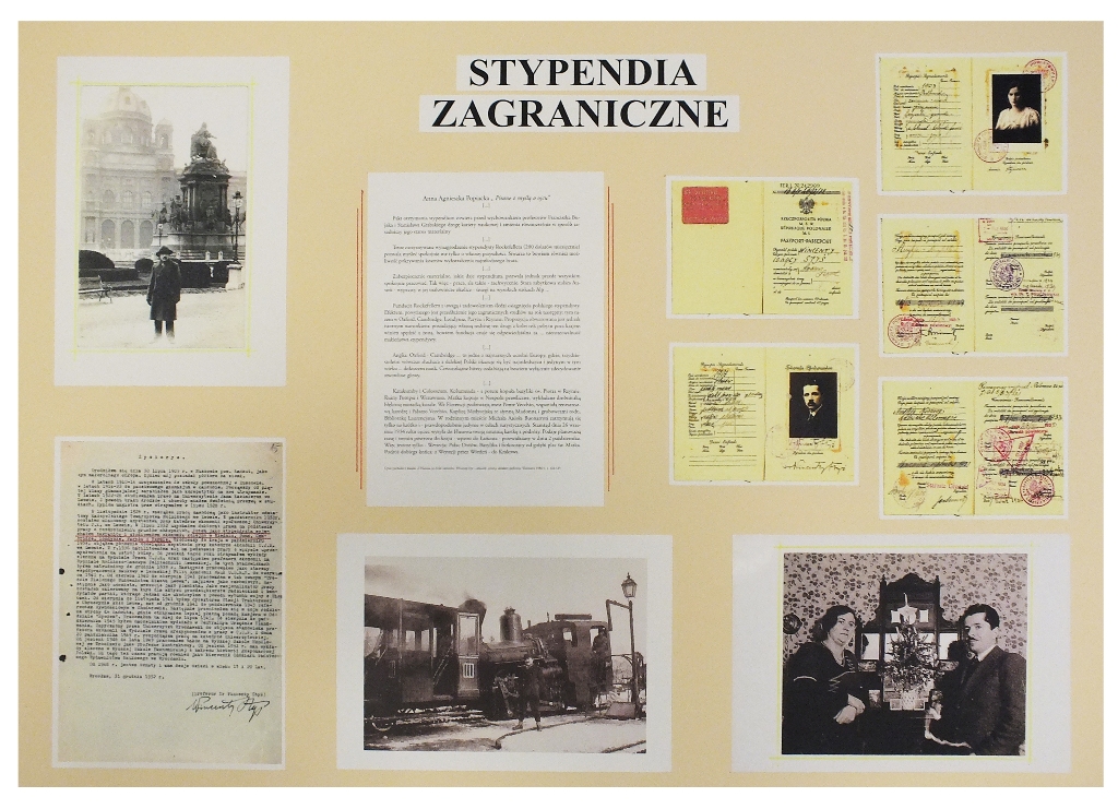 Tablice z wystawy upamiętniającej prof. Stysia